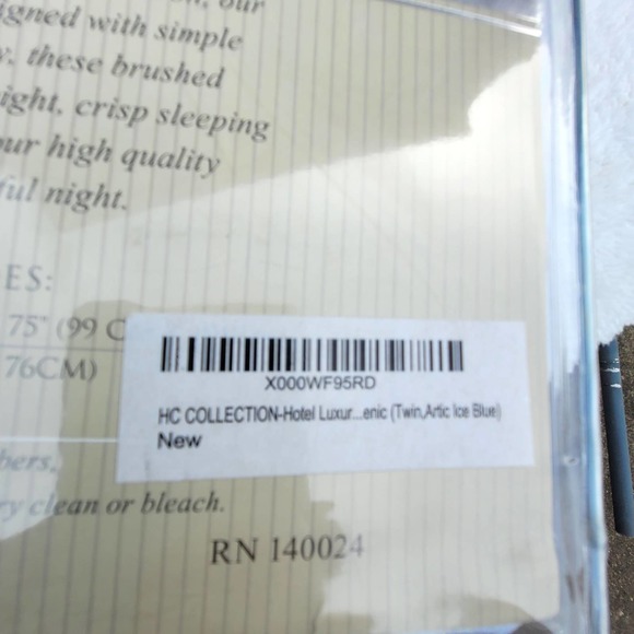 Danjor Linens 3 Piece Twin Sheet Set NIB - Picture 4 of 4